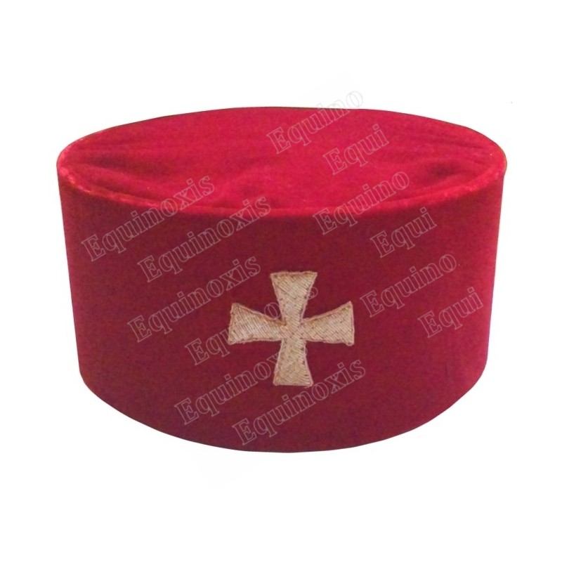 Masonic cap – Knights Templar (KT) – Toque du Temple – Size 61