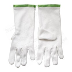 Cotton Masonic gloves – RSR – Saint Andrew's Master – Size XXXL