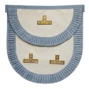 Leather Masonic apron – Stricte Observance Templière – Maître de Loge