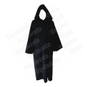 Robe maçonnique noire avec capuche – Haute qualité