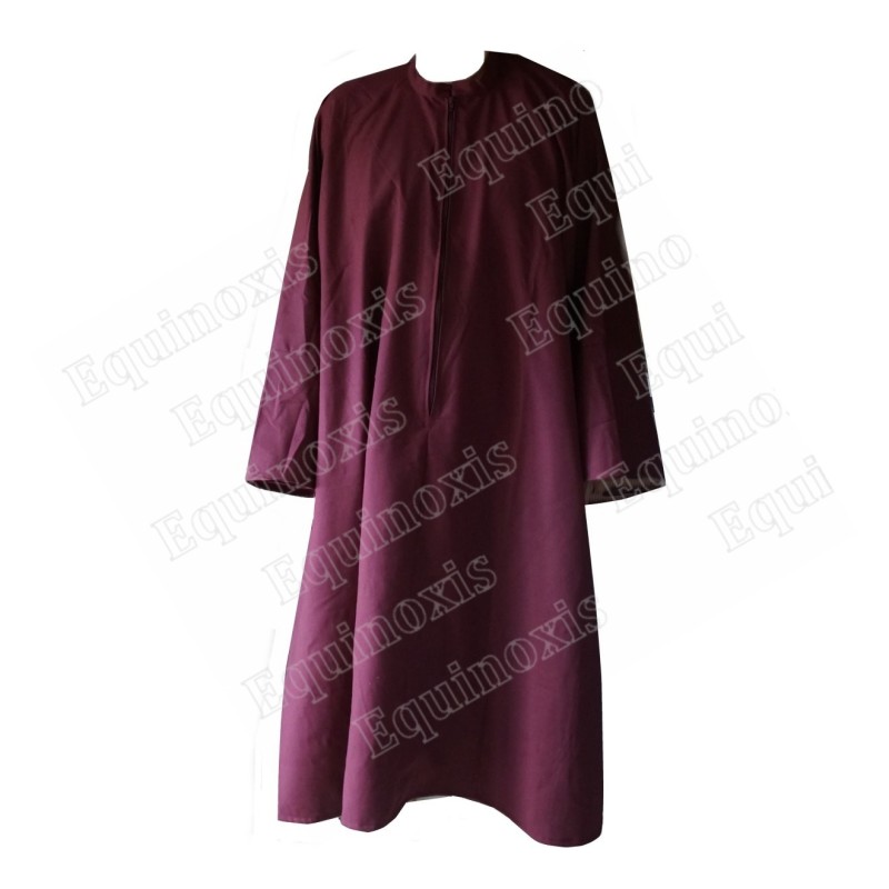 Robe maçonnique –  Lie-de-vin – Haute qualité