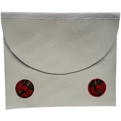 Fake-leather masonic apron – Rite Standard d'Ecosse – Companion