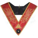 Masonic collar – Grand French Chapter – Suprême Commandeur d'Honneur – Machine embroidery
