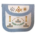 Leather Masonic apron – Rite Français Traditionnel – Vénérable Maître