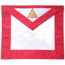 Fake-leather Masonic apron – Scottish Rite (AASR) – 6th degree – No letters