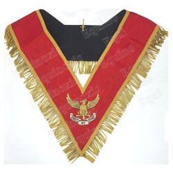 Masonic collar – RSR – CBCS – Prefect and Dignitary – With gold fringe – Machine embroidery