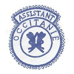 Badge GLNF – Petite tenue provinciale – Grand Secretary – Occitanie – Hand embroidery