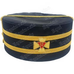 Masonic hard hat – Scottish Rite (AASR) – 32nd degree – SCPLF – Hand embroidery – Size 54